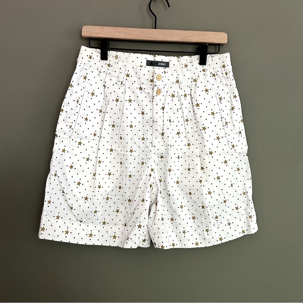 Vintage high waisted stars & polka dots shorts
